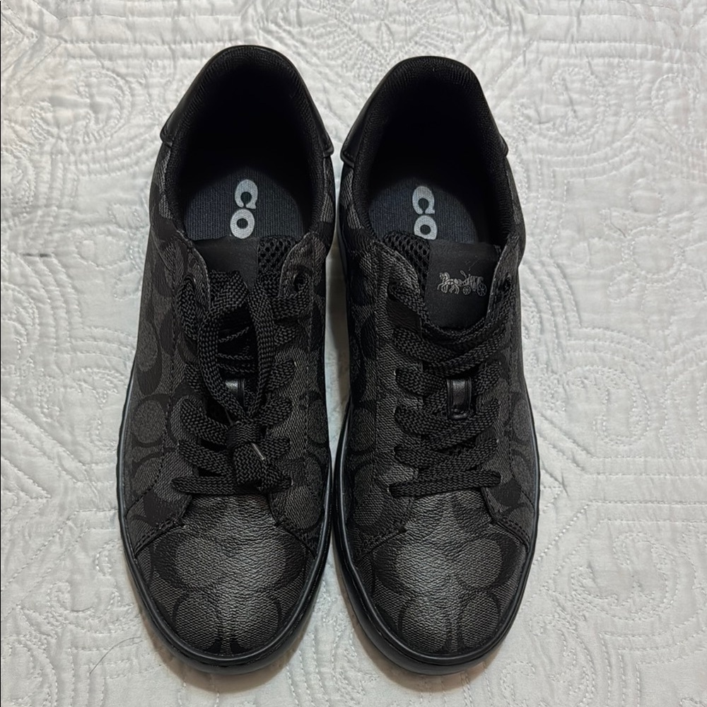 Coach mens Black Sneakers